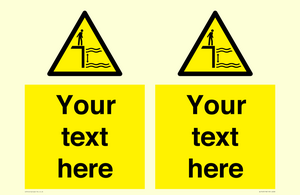 Custom Warning variable water depth
